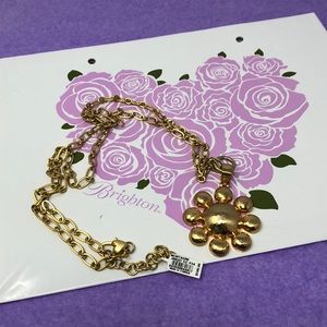 Brighton Versailles montagne brushed gold long necklace  NWT $118